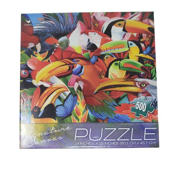 NEW! Signature Canvas Puzzle 500 Pieces - Picture 1 of 5